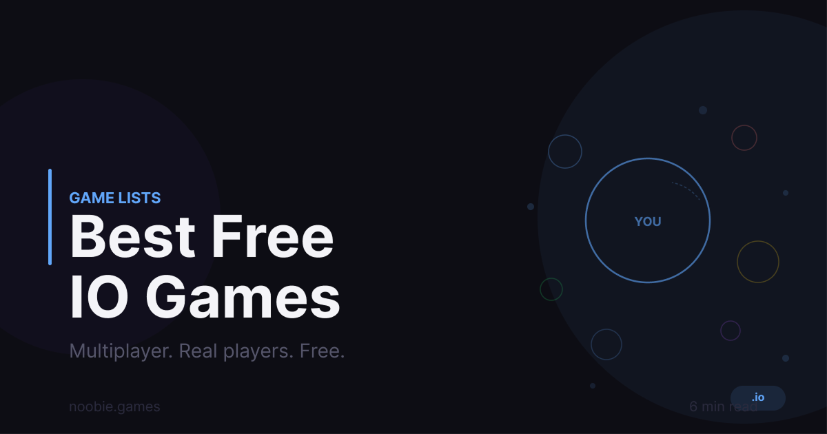 Best Free IO Games Online 2026 - Multiplayer Browser Games