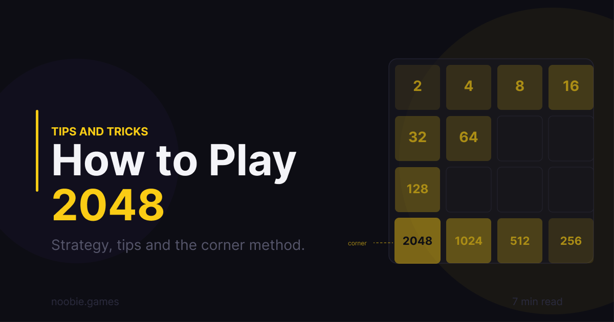 How to Play 2048 - Tips, Tricks and Strategy to Win Every Time